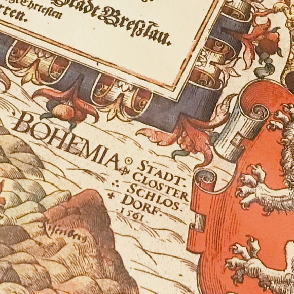 Boho Alert! 17th Century Map that Includes Bohemia